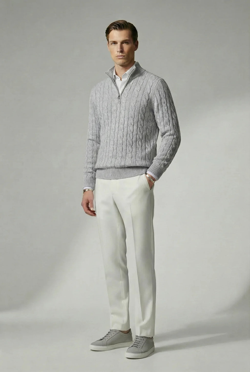 Oryon™ – Half-Zip Knit Sweater