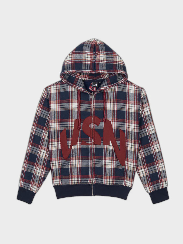 Flare™ – Red VSN Flannel Hood