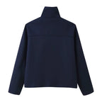 Elora™ – Wool Funnel Neck Coat