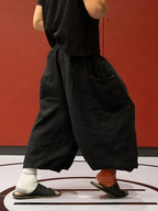 Elion™ – Flax Pleated Wide-Leg Pants