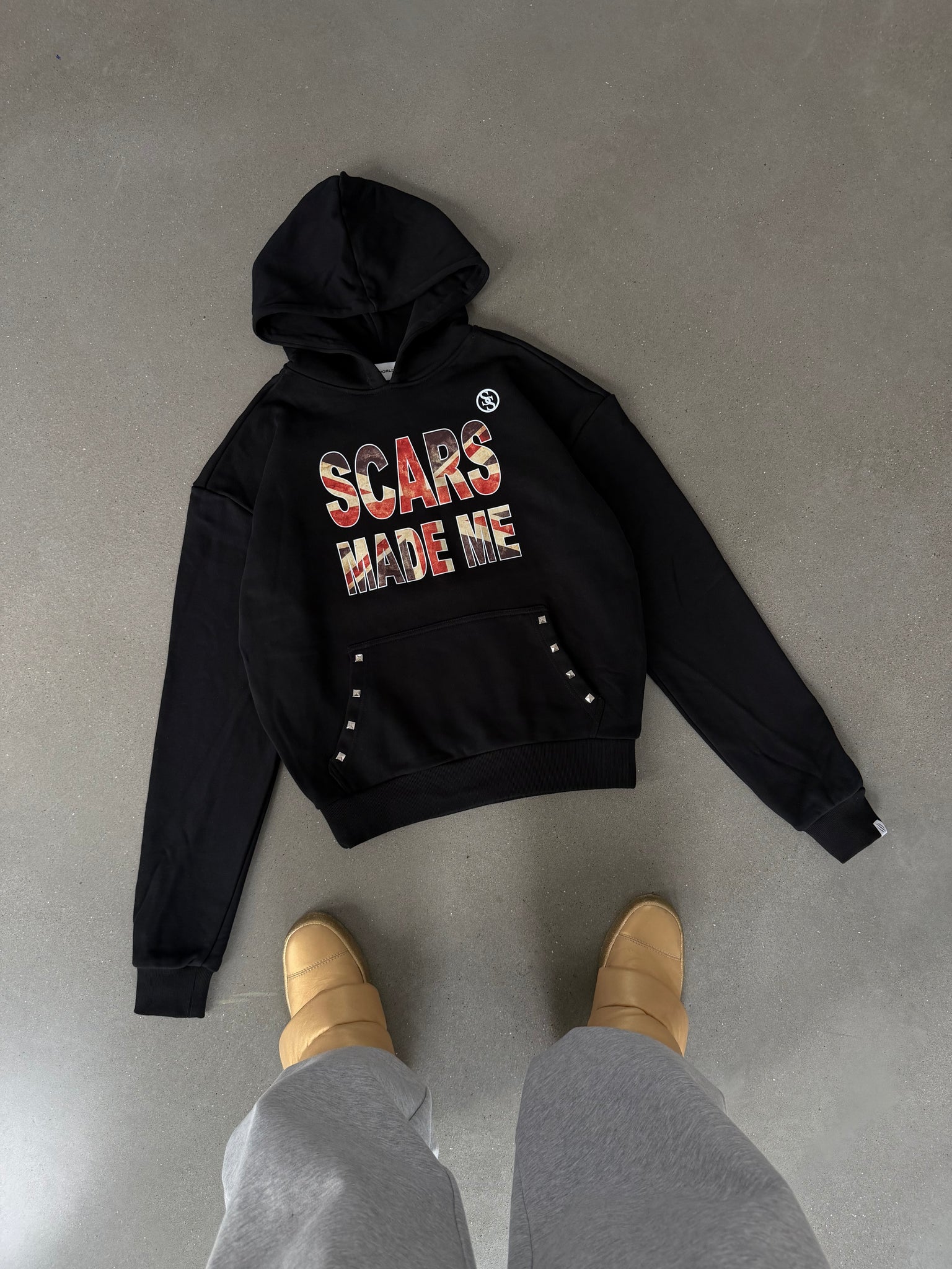 Paxn™ – UK Flag Black Hoodie