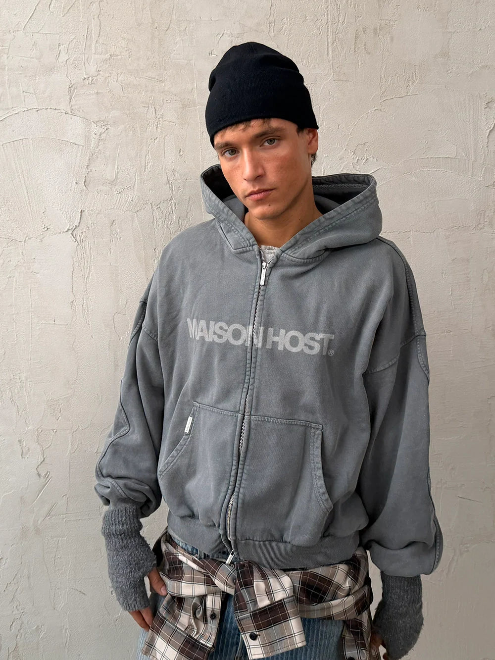 MASIONHOST™ – Erode Wave Zipped Hoodie