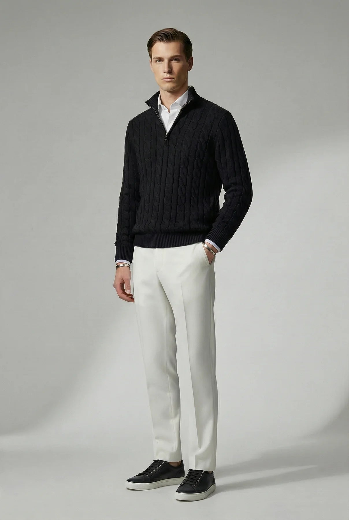 Oryon™ – Half-Zip Knit Sweater
