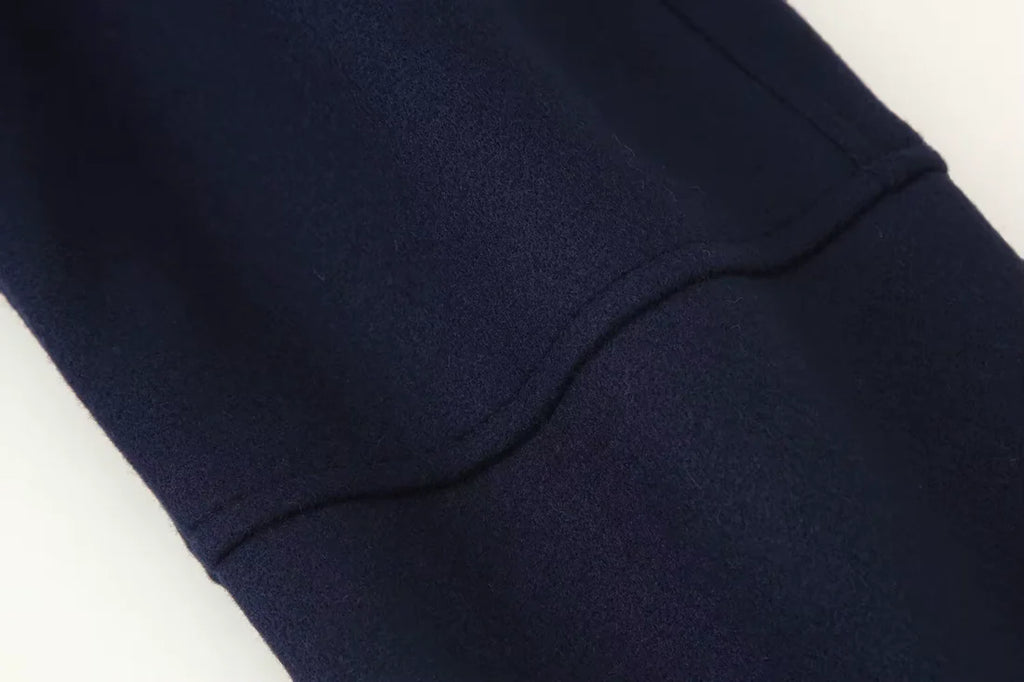 Elora™ – Wool Funnel Neck Coat