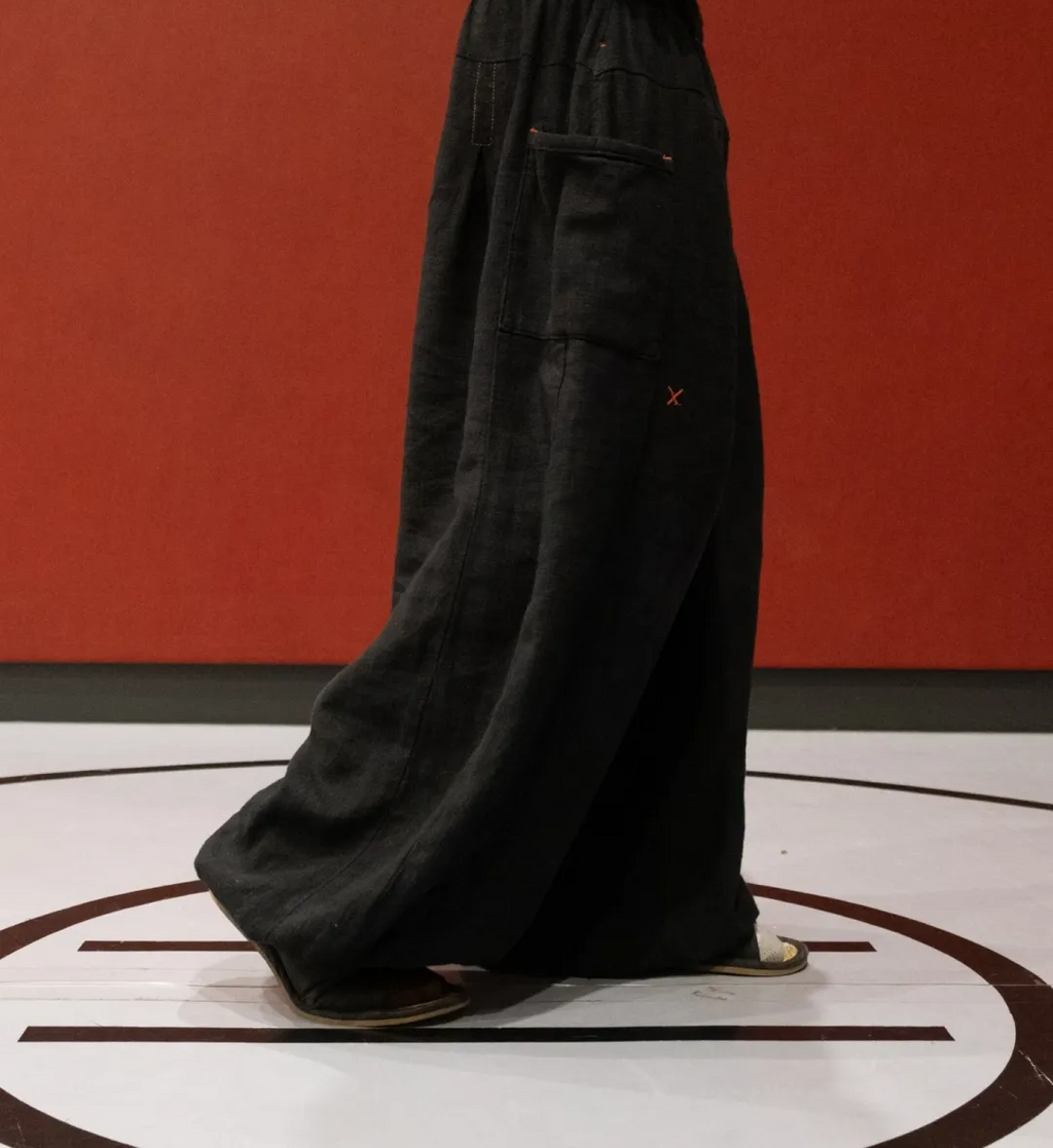 Elion™ – Flax Pleated Wide-Leg Pants