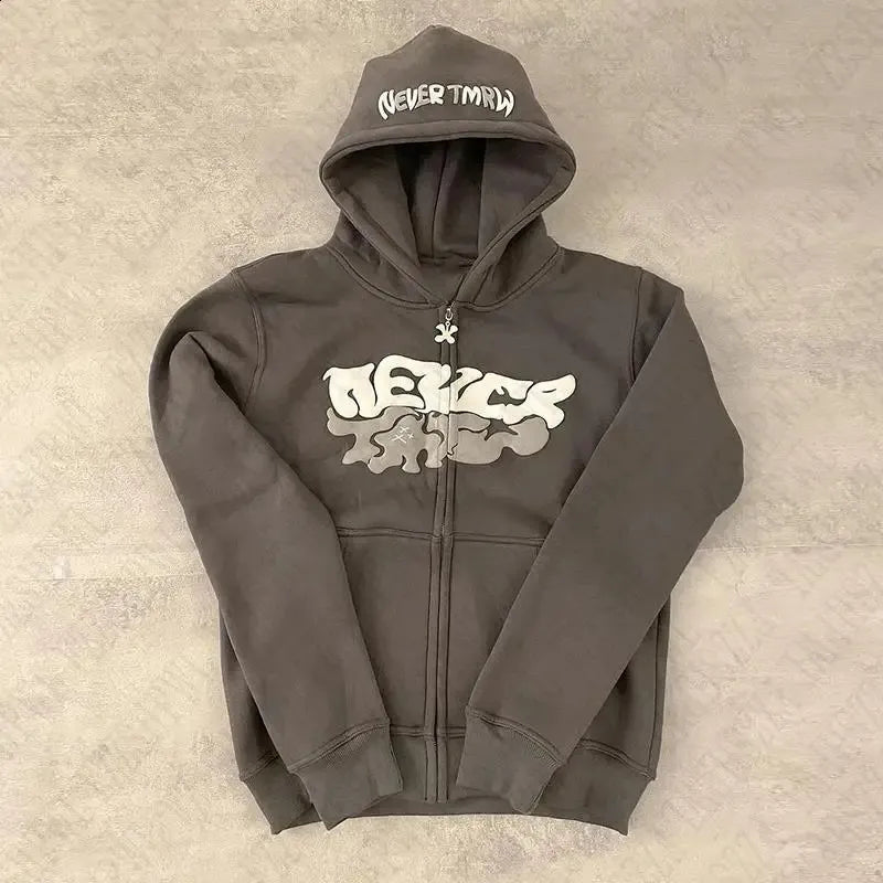 Vorg™ – Foam Print Zip Hoodie