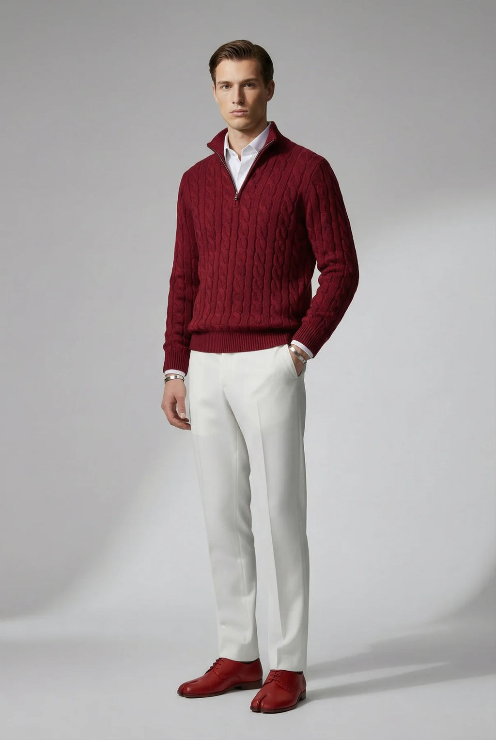 Oryon™ – Half-Zip Knit Sweater