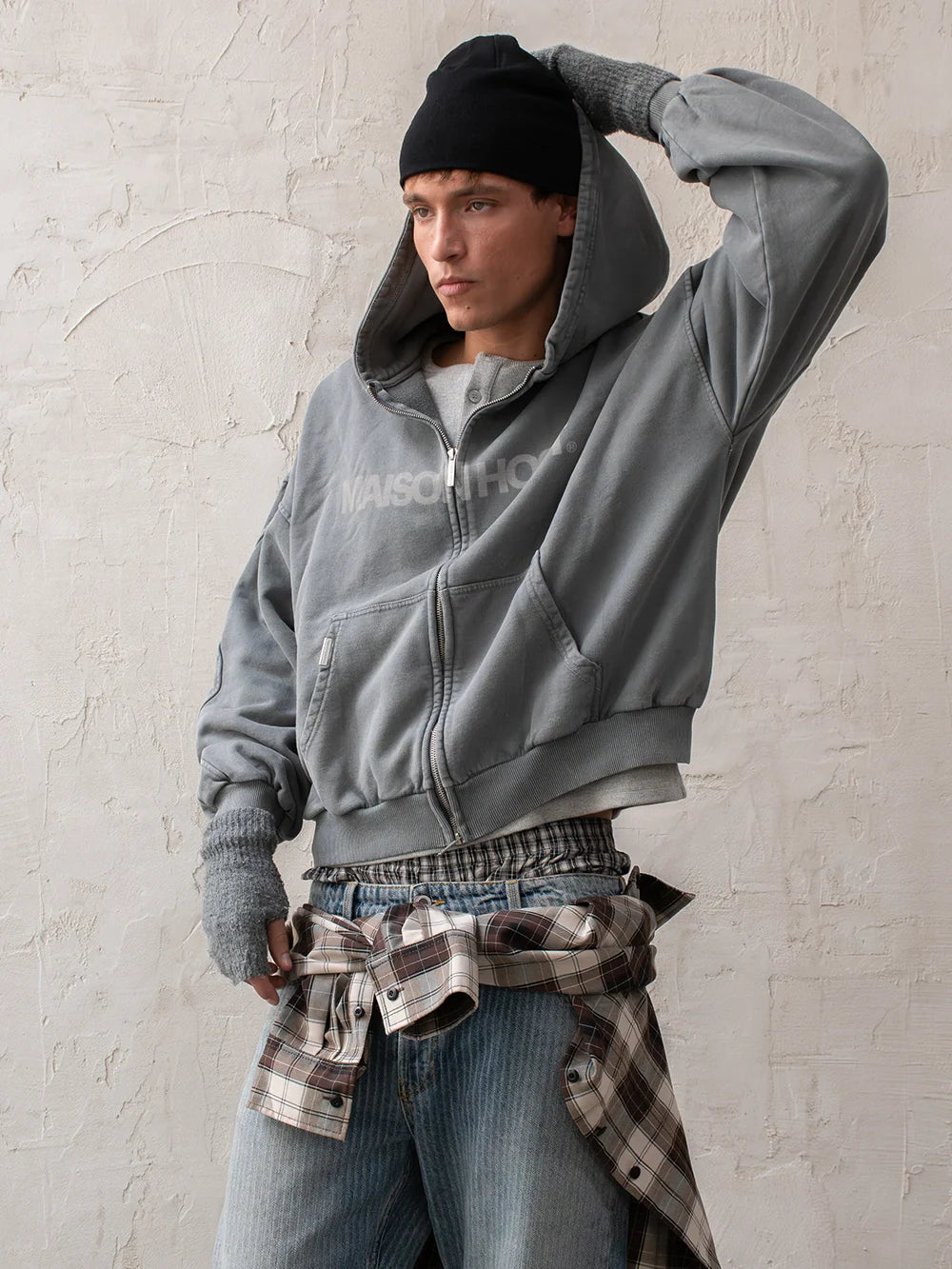 MASIONHOST™ – Erode Wave Zipped Hoodie