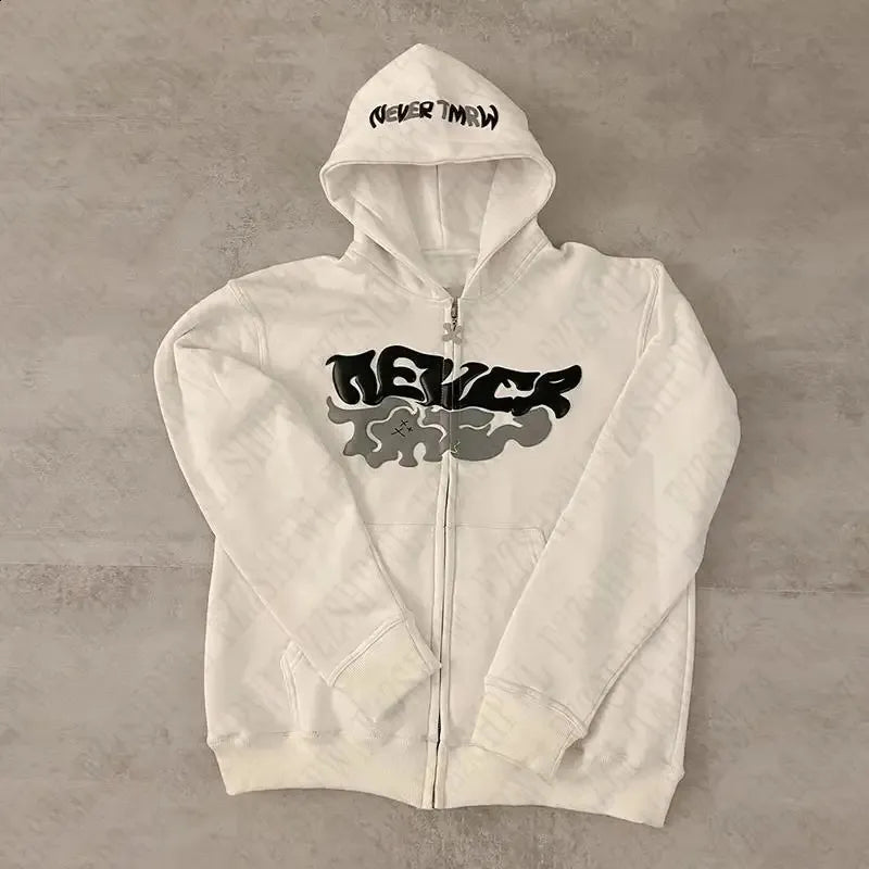 Vorg™ – Foam Print Zip Hoodie