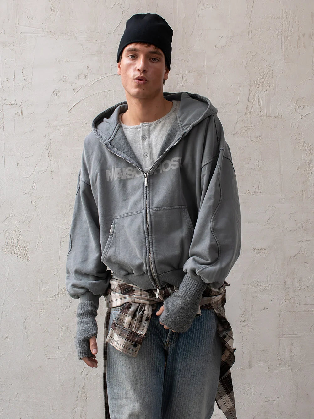 MASIONHOST™ – Erode Wave Zipped Hoodie
