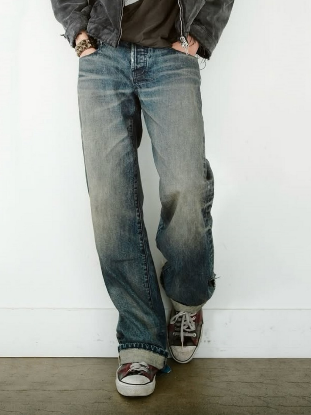 Slate™ – Low Rise Wide Denim