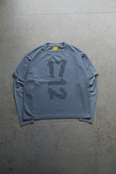 Mortar™ – Stone Grey Double Sleeve Tee