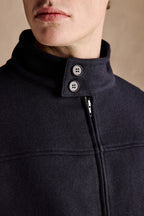 Caelan™ – Navy Wool Flight Jacket
