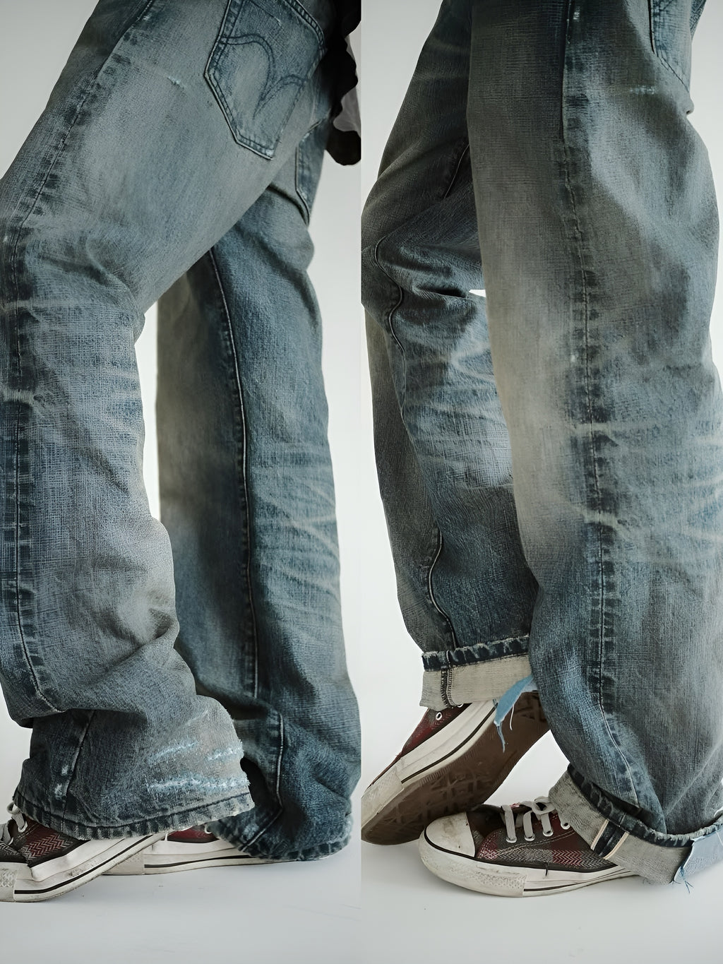 Slate™ – Low Rise Wide Denim
