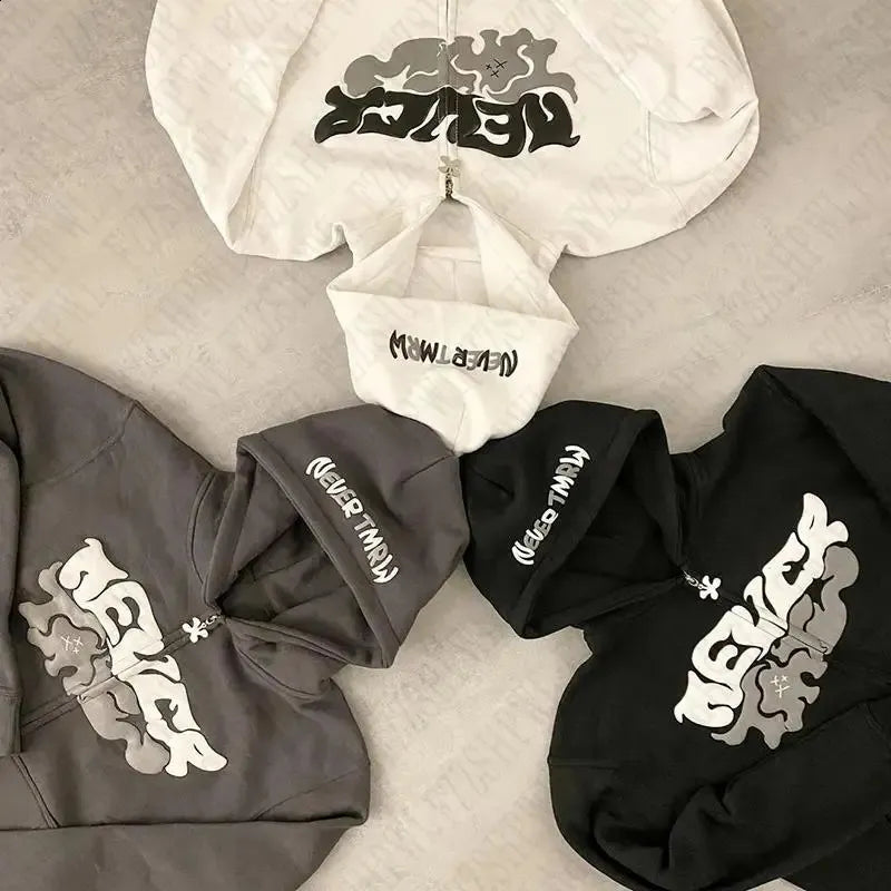 Vorg™ – Foam Print Zip Hoodie