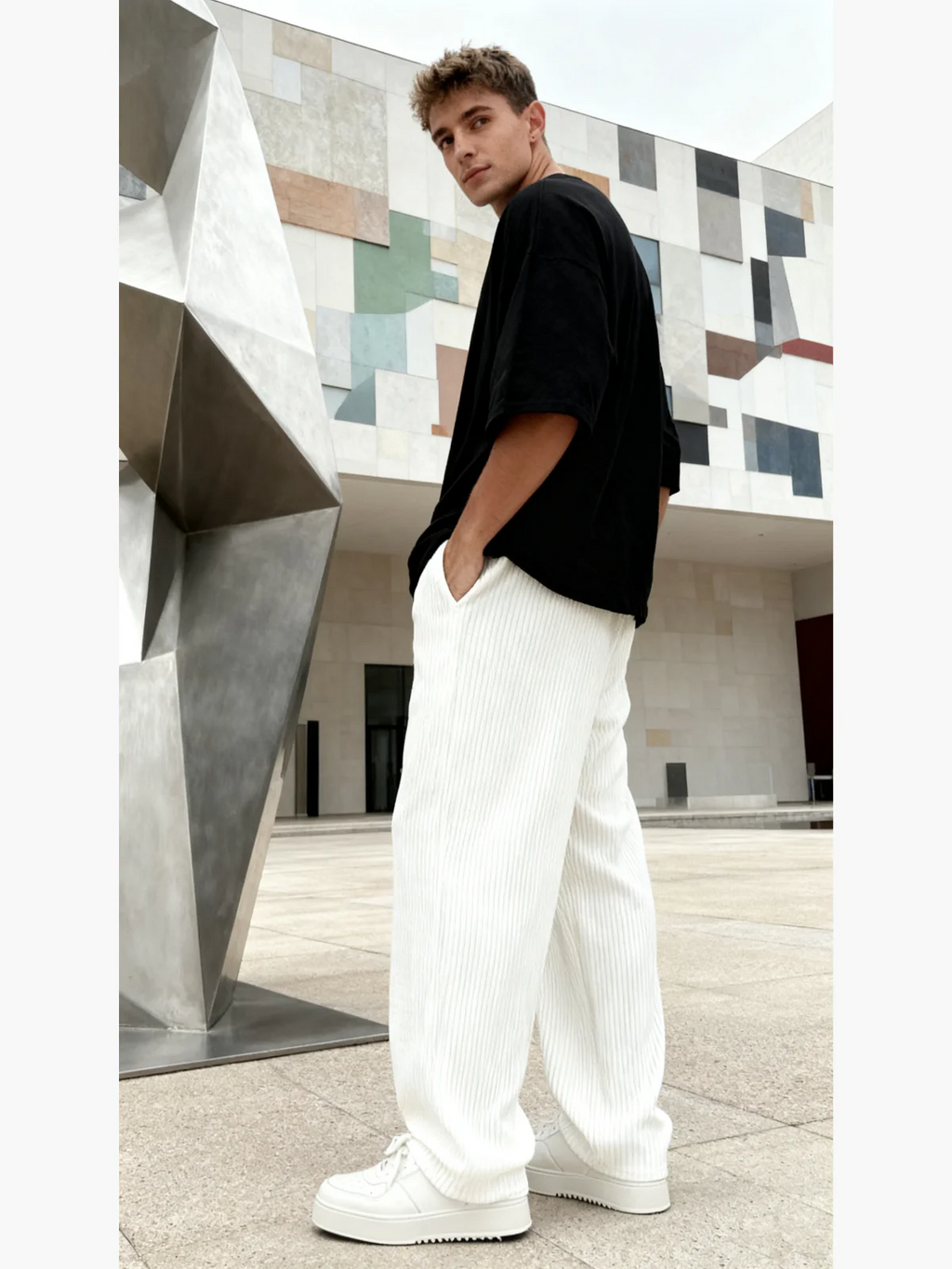 Column™ – Rib-Tube Baggy Trouser