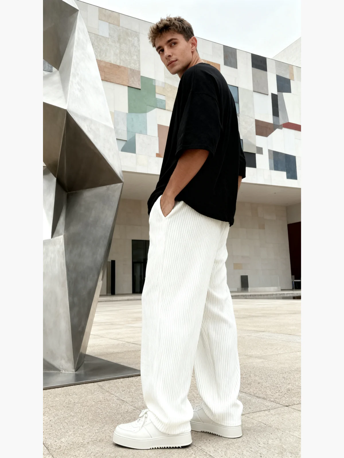 Column™ – Rib-Tube Baggy Trouser